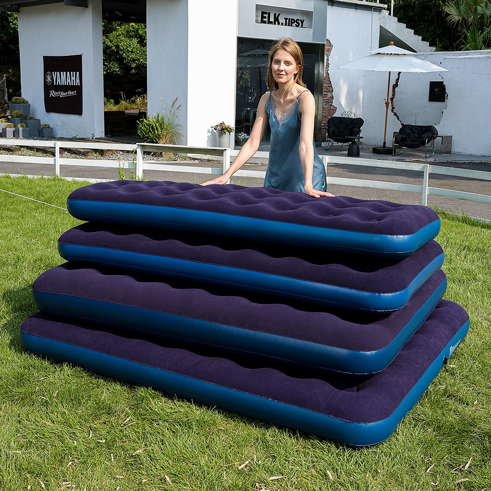 Cross-Border Travel Mattress, Home Inflatable Bed, Double Outdoor Portable Air Bed, Lunch Break Bed, Simple Tent Folding Bed