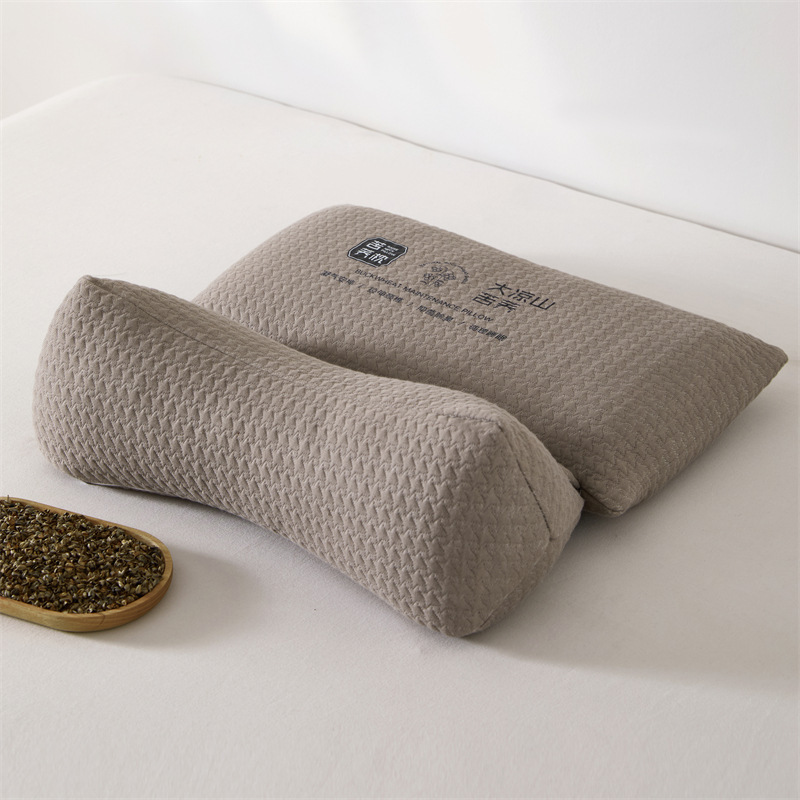 메밀 혼합 베개 (갈색)