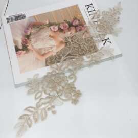 DIY蕾丝花边婚纱服饰花边服装刺绣花边条码花边涤纶网纱网布花边
