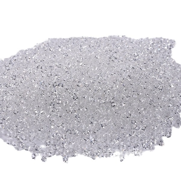 厂家直销两头尖裸钻 双尖AB彩矿灰矿金矿银 玻璃五彩裸钻背胶网钻