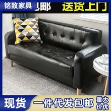 M姳2北欧布艺折叠沙发小户型现代简约单人位三人位客厅公寓沙发床