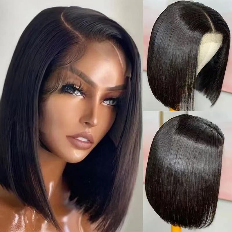 Bob Wig Lace Front Wig Vietnam Bone Straight Bob Human Hair Wigs