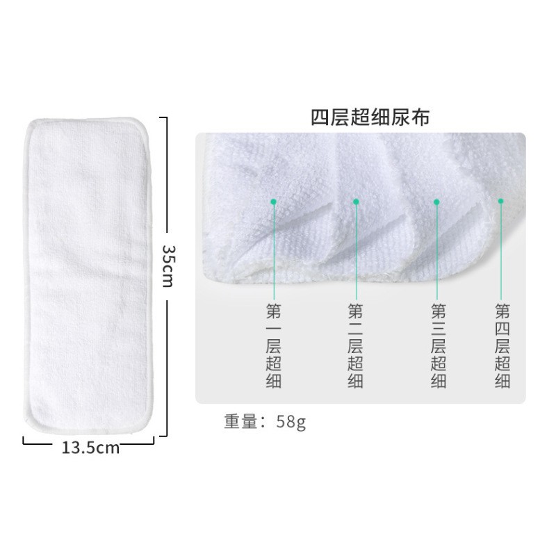 Pantalones de pañales para bebés recién nacidos transfronterizos anillo de orina polar pantalones de entrenamiento para bebés lavables transpirables pantalones impermeables a prueba de fugas