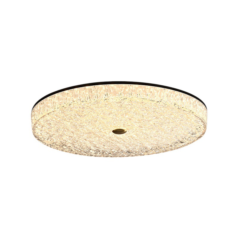 Lámpara de techo de dormitorio, minimalista, ligera, de lujo, espectro completo, protección ocular, lámpara de estudio del dormitorio principal, lámpara de habitación redonda de alta gama