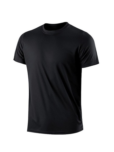 Cross-border PRO Men's Summer Lightweight Breathable Sports Fitness T-Shirt Running Basketball Fitness Clothes Quick-drying Shirt