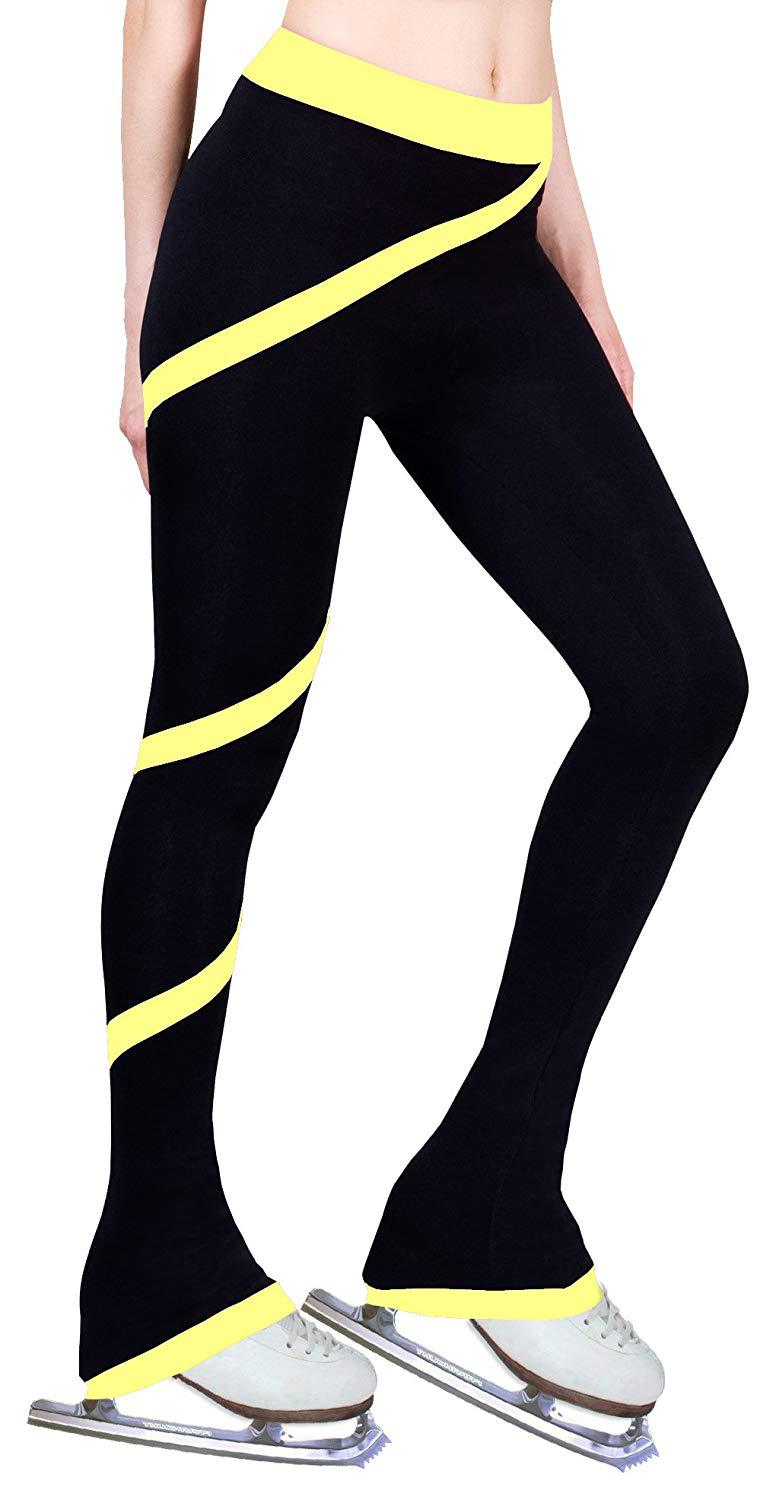 바지 세트 여자 스케이트 공연 바지 의상 아이스 하키 키즈 성인 나선형 기모 훈련 바지 어린이 피겨 스케이팅