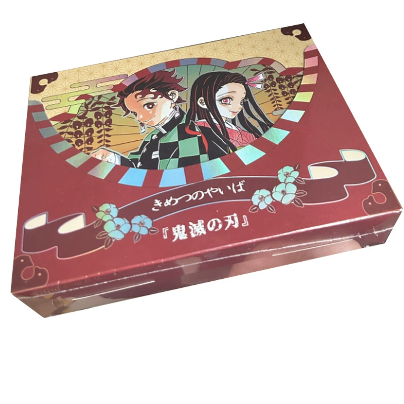 Смешное культурное творение — Demon Slayer: Kimetsu no Yaiba 4 Город Летнего Светляка Анимационная карточка фильма периферийная блочная карта открытие оптовая игра