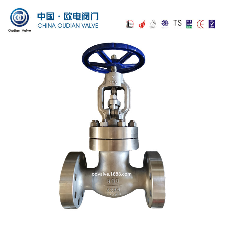 美标截止阀   900LB    双相钢2205截止阀