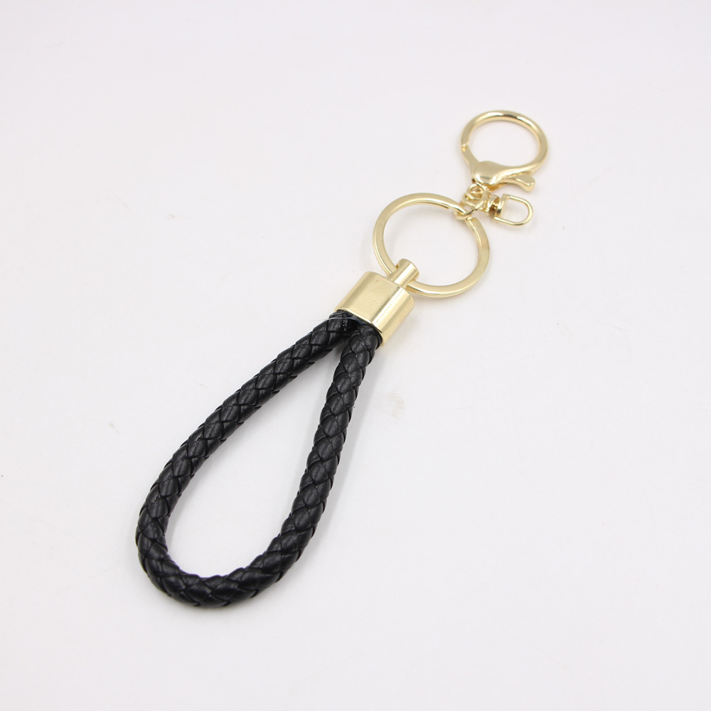 Fashion Geometric Artificial Leather Plating Unisex Keychain display picture 7