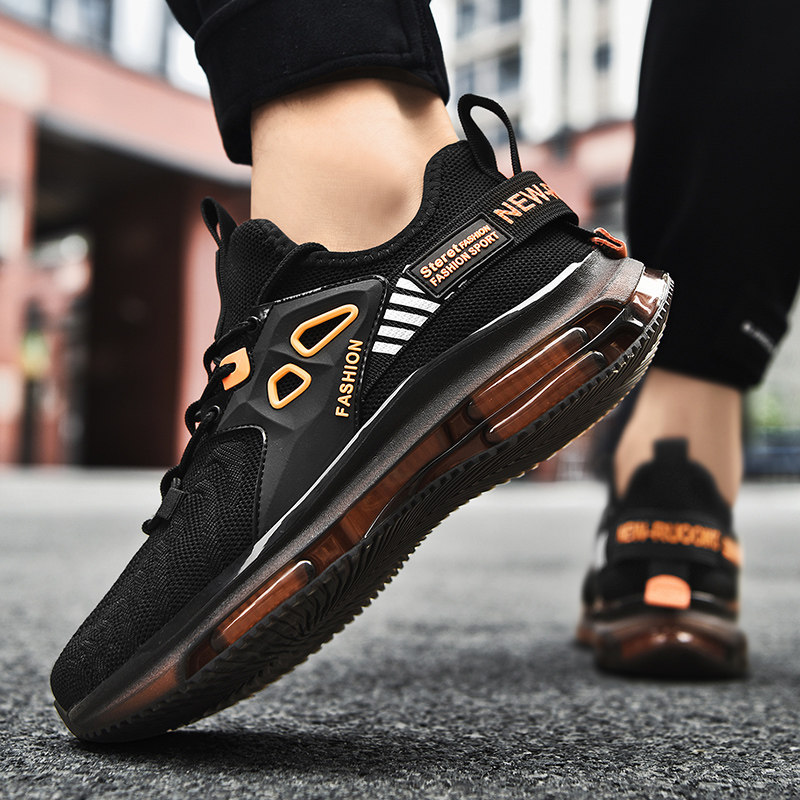 Herren Sommer atmungsaktiv 2024 neuer Trend vielseitige Herren Sport laufen lässig Luftkissen Papa Ins trendige Schuhe_voghion.com