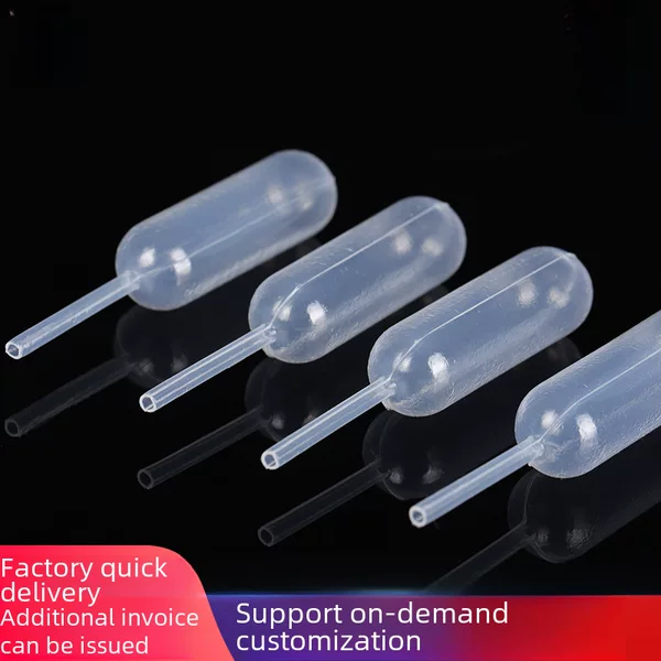 Cross-Border 4ml Plastic Dropper Disposable Plastic Straw Plastic Pasteurized Straw Thickeneded Dropper in Stock 50 Pieces/Pack