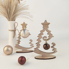 クロスボーダーのクリスマス装飾木の起爆クリスマスツリーのクリスマスボールはアイデアのデスクトップの工芸品の置物の現物を飾ります。