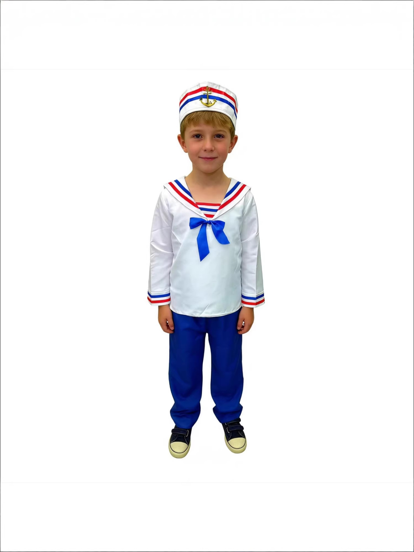 万圣节儿童海军服装水手服装海军服装小孩职业扮演舞台表演服装