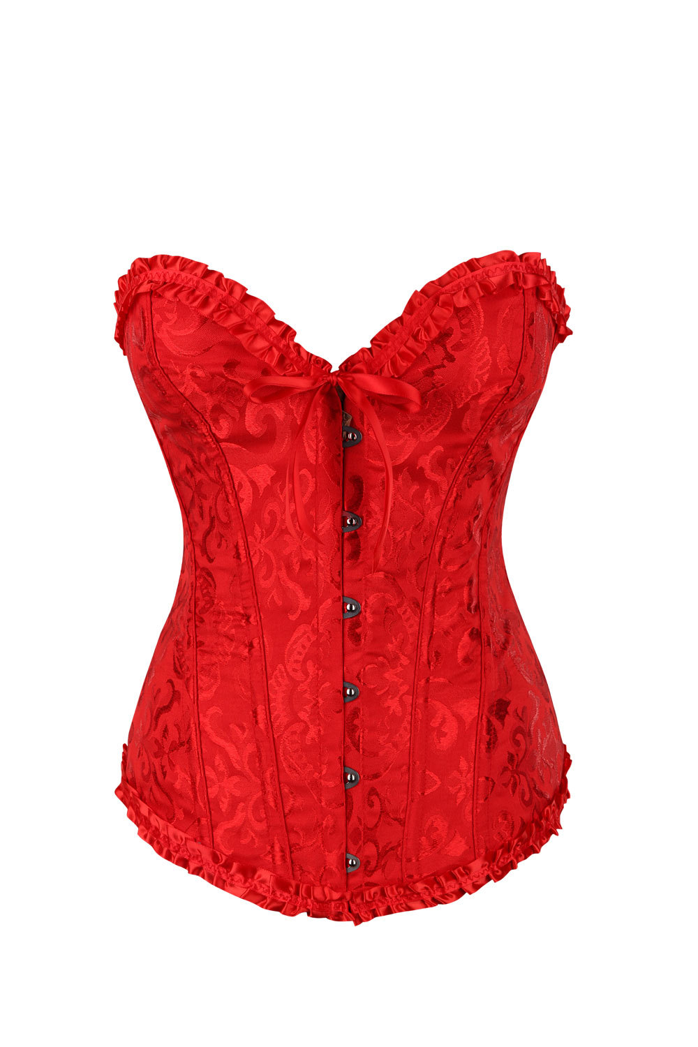 thumbnail image 1 of Vestido de novia Ropa interior Jacquard Palacio Corsé de vientre Corsé de pecho y espalda para boda Cinturón moldeador, 1 of 2
