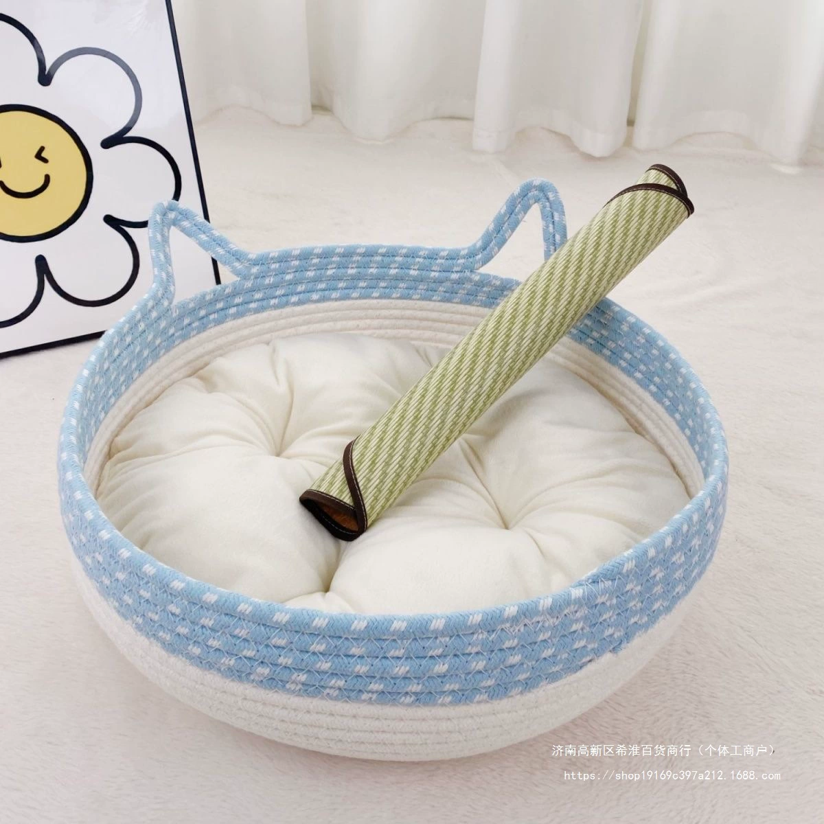Летний универсальный тканый коврик, DIY, стираемый