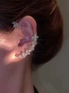 Серьги-заколки, цирконий, фирменные серьги, 2022