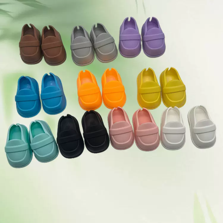 娃配饰网红拉布布娃公仔鞋公主玛丽珍皮鞋马卡龙色系娃娃配饰