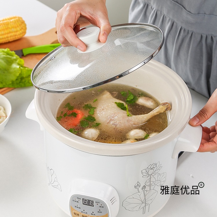 陶瓷电炖锅全自动养生宝宝bb熬煮粥砂锅慢炖家用煲汤锅炖盅电汤锅