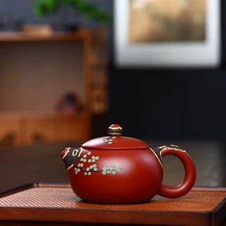 宜兴紫砂壶手工泡茶壶功夫茶具套装大红袍西施壶家用大容量茶具