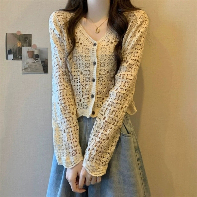 Сексуальный весенний короткий кардиган, длинный рукав, куртка