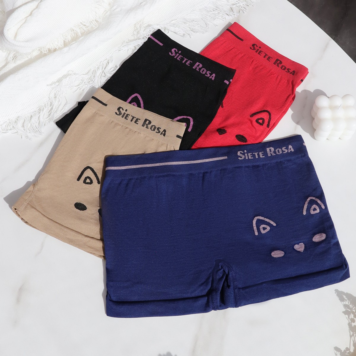 Ropa interior de verano para mujer, muy vendida en el extranjero, sin costuras, calzones tipo bóxer que no se enrollan, ajustados, antiexposición