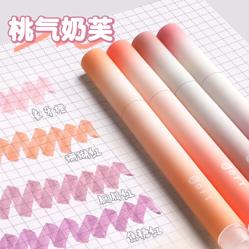 Bolígrafo resaltador Bolígrafo de cuenta manual Bolígrafo especial Bolígrafo de marca Color claro Protector de ojos Bolígrafo fluorescente Luz plateada de alto valor