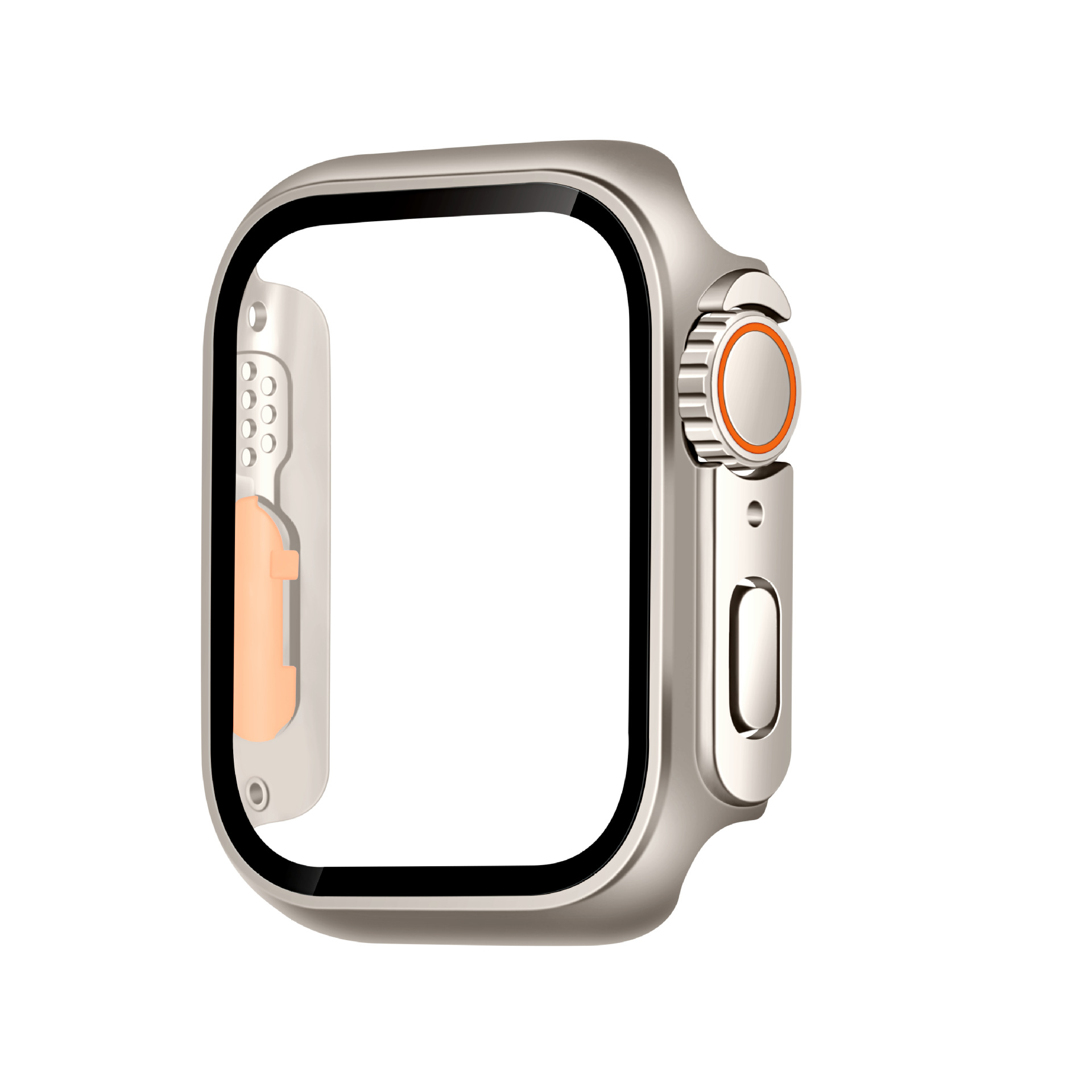 Adecuado para applewatch segundos a ultra49mm reloj caso Apple Watch S8/7/6/5/4/se funda protectora