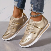 K 31117 Thick Sole Lace Up Sneakers �����˶�����Ь �羳����