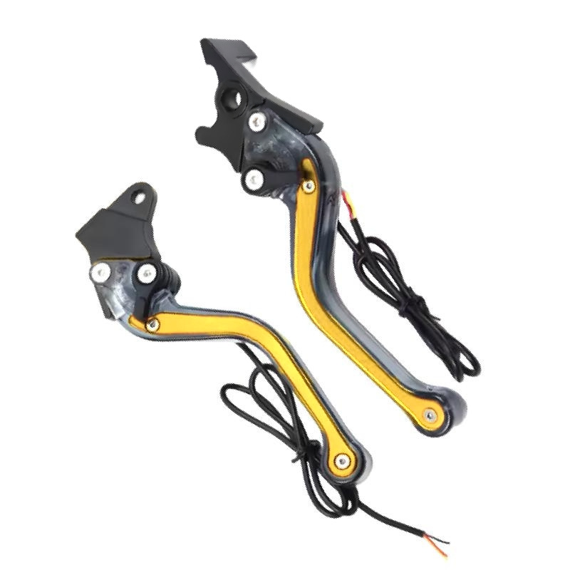 Motorcycle and Electric Vehicle Accessories Modified Led Lights, Horn, Front Disc Brake, Rear Drum Brake, 6-Speed Handle, Brake and Clutch Handle, Cross-Border