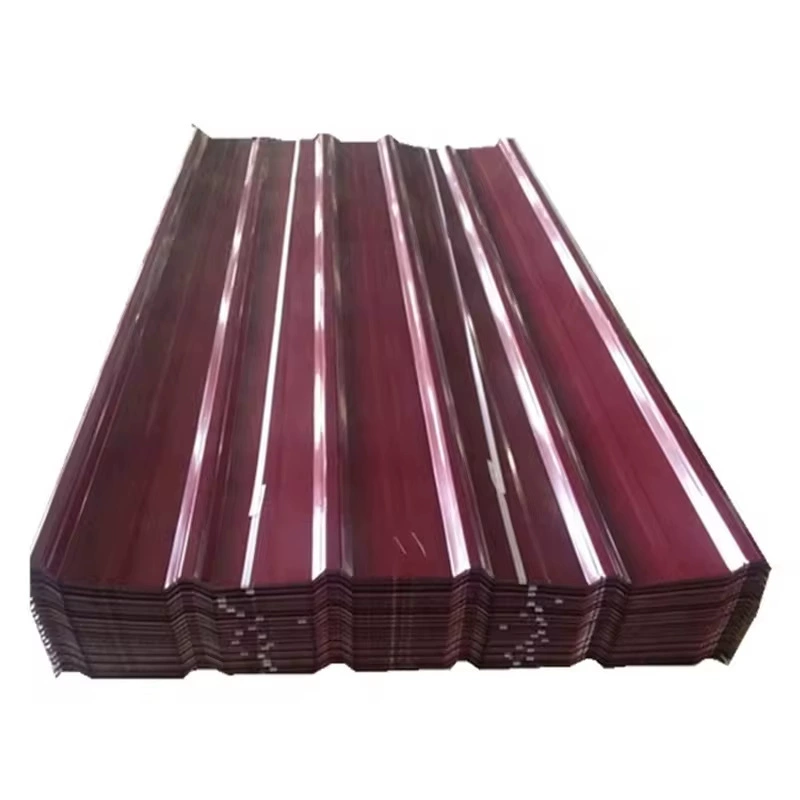 Industrial Grade Color Corrugated GI Roofing Sheet Zinc Coat