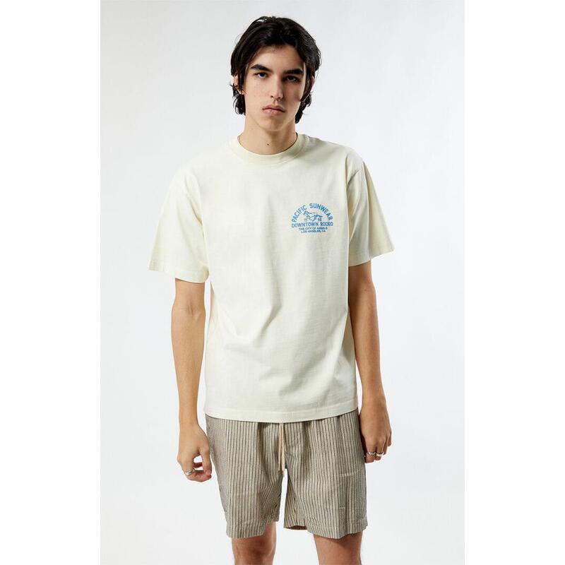 Cross-Border Exclusive Supply of Pacsun Men's Rodeo Oversized Multicolor Graphic Tee Cross-Border Exclusive Supply of Pacsun Men's Rodeo Oversized Multicolor Graphic Tee