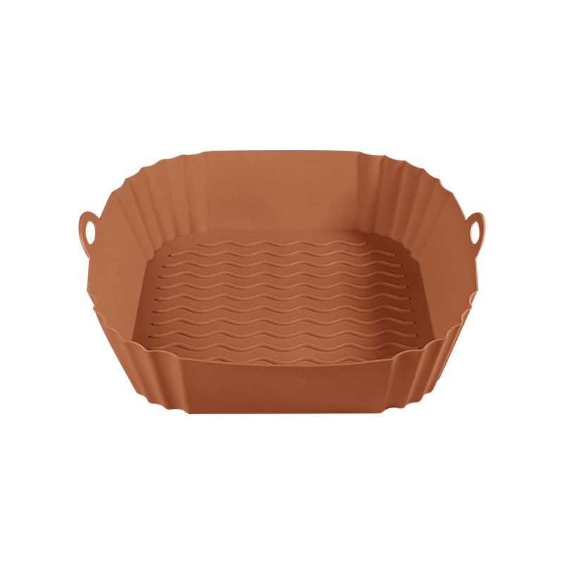 Amazon nuevo aire frito parrilla de parrilla bandeja de parrilla de silicona multifuncional almohadilla de parrilla resistente a altas temperaturas se puede repetir