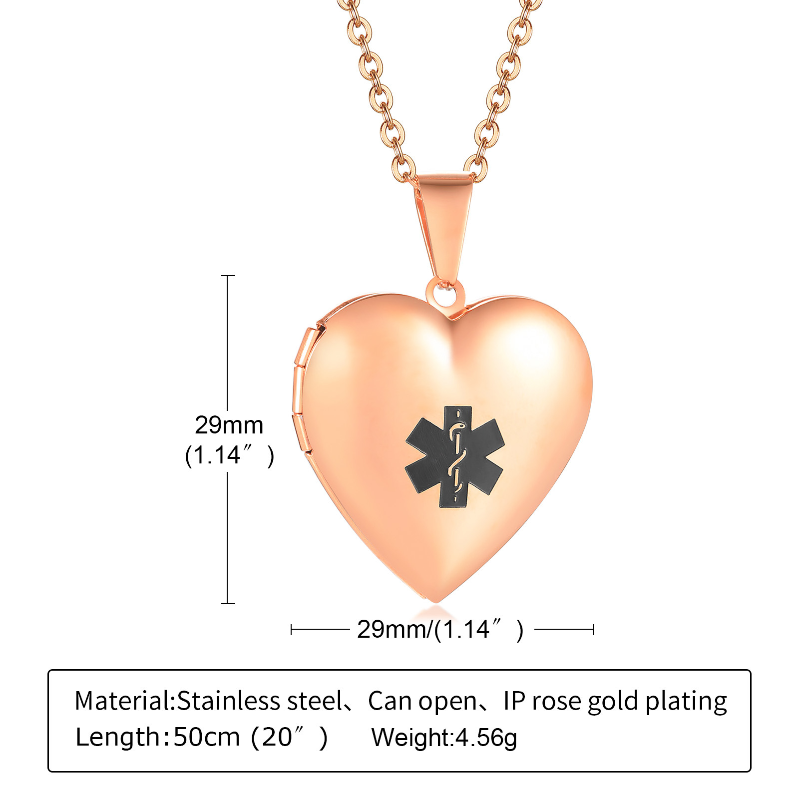 Fashion Letter Heart Shape Stainless Steel Plating Pendant Necklace 1 Piece