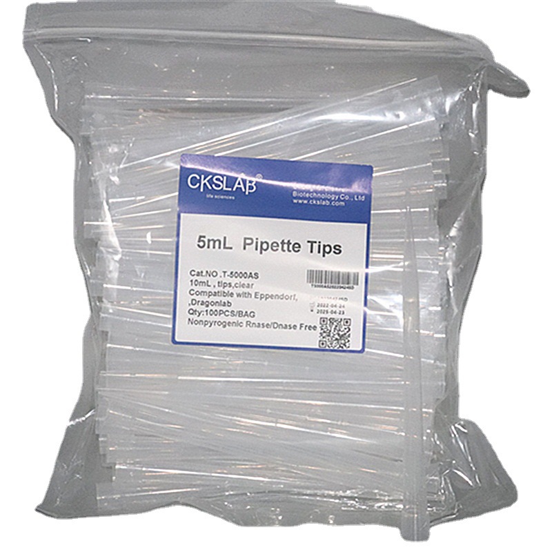 CKSLAB  T-5000AS 移液吸头  5ml  带刻度  100个/包