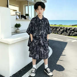 男童夏季汉服套装2026新款唐装夏装中式古风儿童男孩国风日常可穿