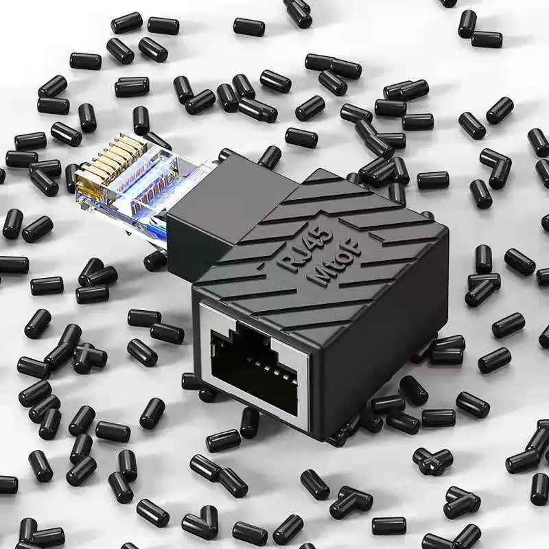 RJ45 мужчина под ключ 90 градусов локоть сетевой адаптер компьютерный сигнал адаптер 4 направления опционально