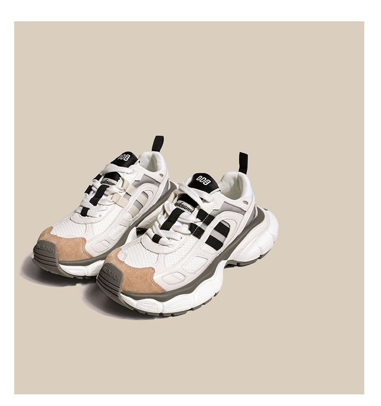 Ademende mesh running sneakers voor dames met dikke zool_voghion.com