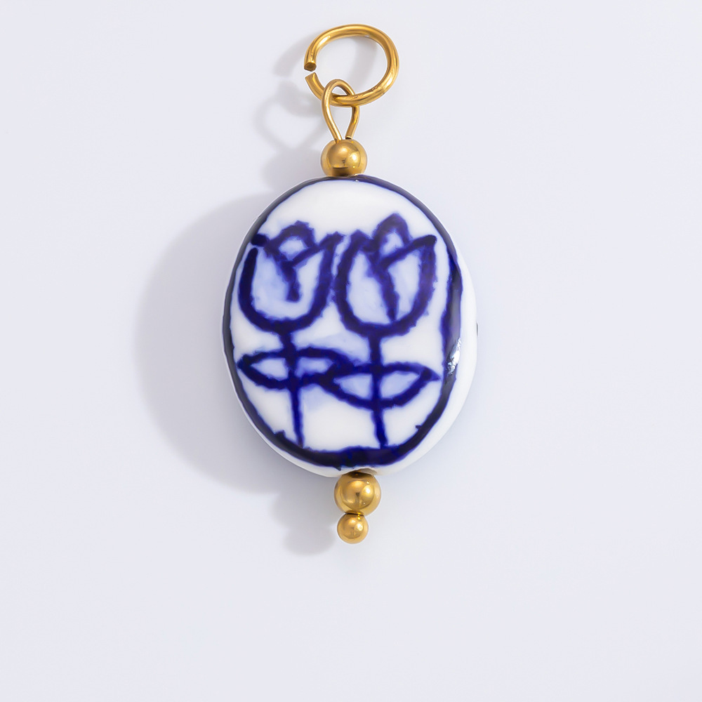 1 Piece Set 4.29*24.15mm 304 Stainless Steel Zircon PVD Coated Real Gold Plated Heart Shape Flower Butterfly Polished Pendant DIY Jewelry Accessories display picture 40