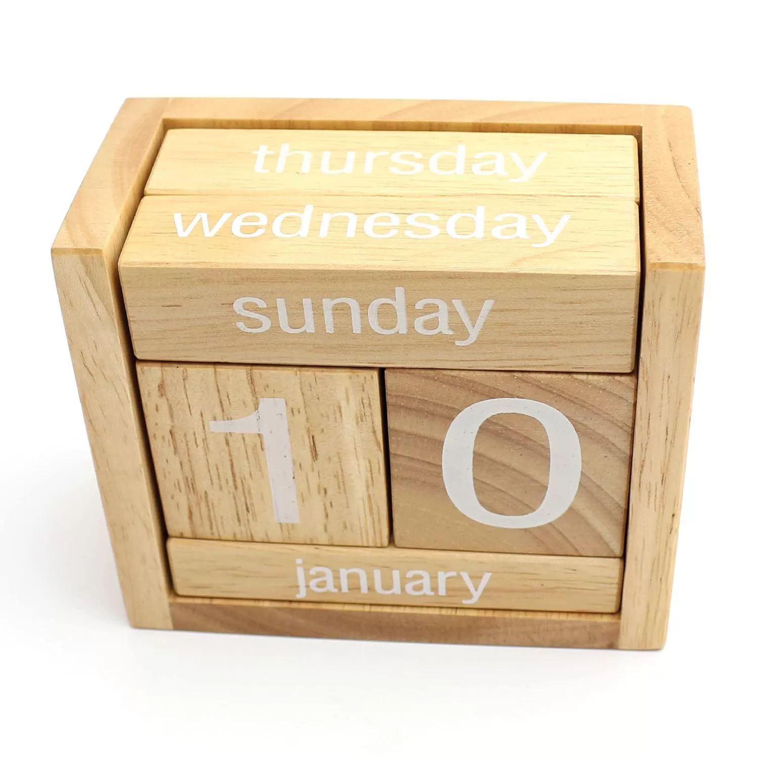 Деревянный календарь милый студенческий детский подарок вечный календарь Украшение Рабочего Стола креативный подарок украшение