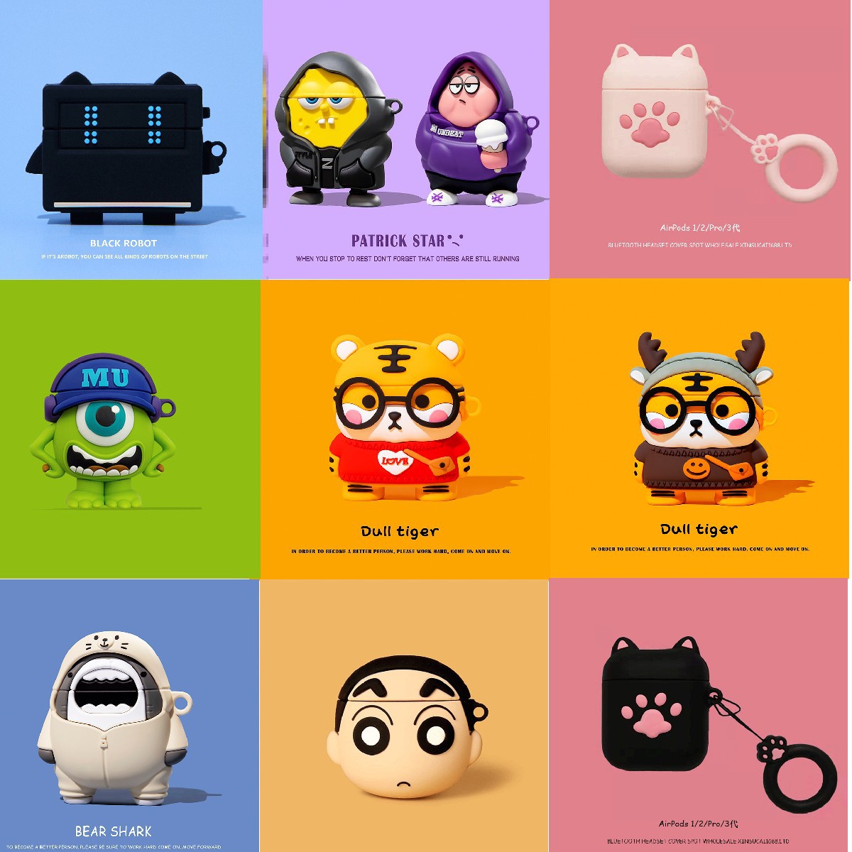 适用苹果airpods3无线蓝牙耳机保护套pro3可爱卡通软硅胶耳机套