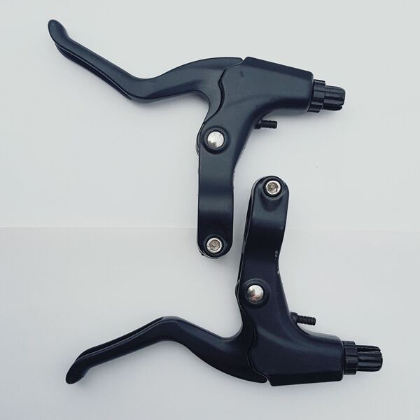 Aluminum Alloy Mountain Bike Brake Lever Ultra-Light Three-Finger Brake Lever Bicycle Disc Brake Accessories Riding Supplies