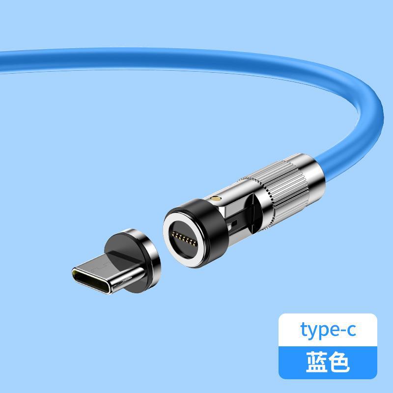 Tipo-c de carga rápido del cable de datos magnético codo de carga del cable tres-en-uno para el teléfono móvil de Apple Android