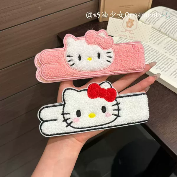 Sweet and cute cat hair clip, face-washing bangs clip, dual-use hairband for bun hairstyle, sweet and cute magic hair accessory