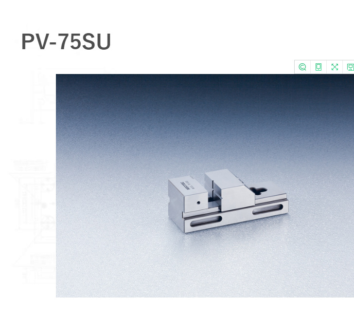 日本sakae-seiki 迷你虎钳 不锈钢精密虎钳PV-75SU