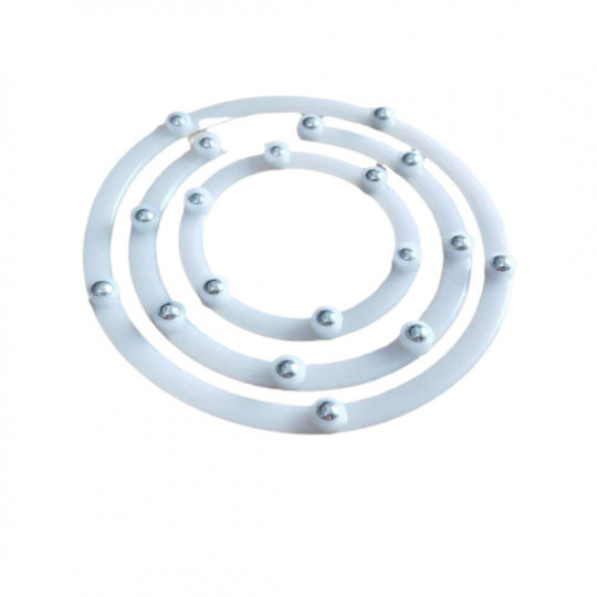 Manufacturers in stock supply plastic turntable round steel ball turntable display rack rotating disc acrylic turntable rolling ring