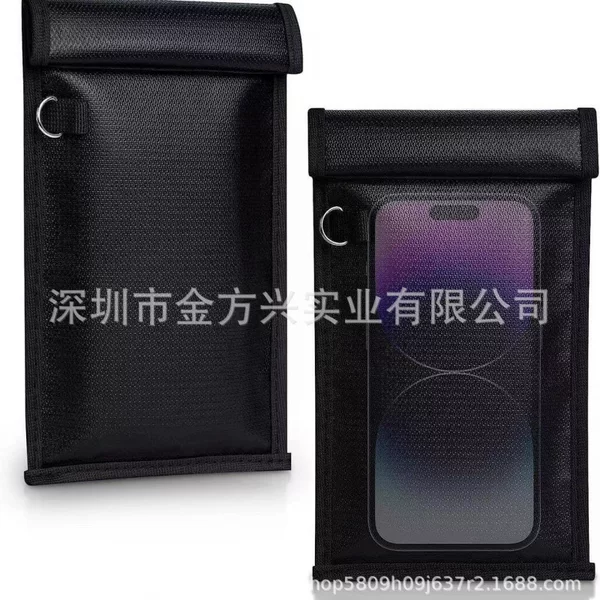 Promotional Hot Item Rfid Faraday Bag, Car Key Signal Blocking Bag, Mobile Phone Signal Blocking Bag