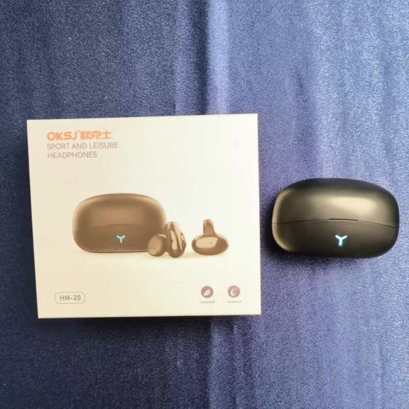 クロスボーダーOWSイヤークリップ型ワイヤレスBluetoothヘッドセット、高音質、長バッテリー寿命、低遅延、ノイズリダクション、ゲーム用スポーツヘッドセット|undefined