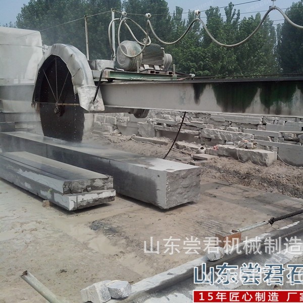 青石砂岩大理石花岗石切石机HMJ-180金刚石圆盘大切机 墓碑单片锯