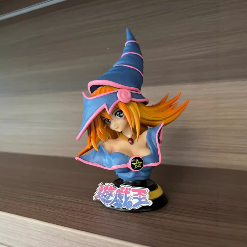 遊戯王フィギュア黒魔導少女半身像装飾玩具二次元美少女アニメーションフィギュアモデル|undefined