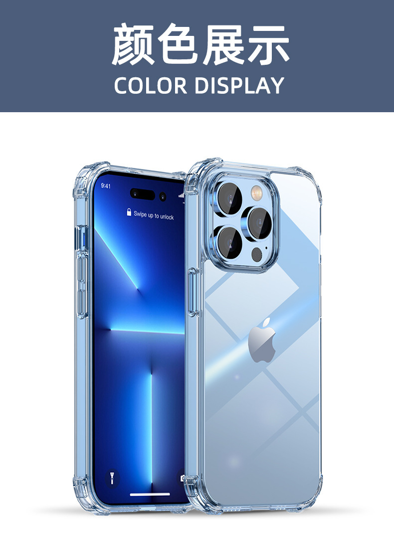 IPhone 13 pro için uygun yüksek şeffaflık cep telefonu kılıfı X Apple 14 pro max yumuşak kabuk şeffaf ultra ince koruyucu kapak toptan